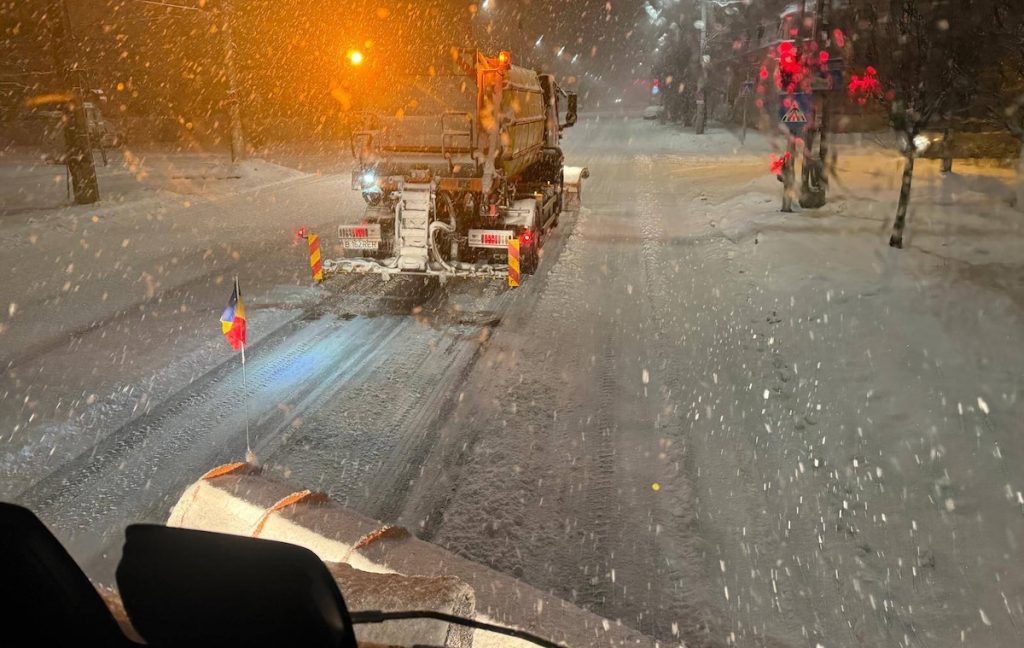 Deszăpezire în Timișoara