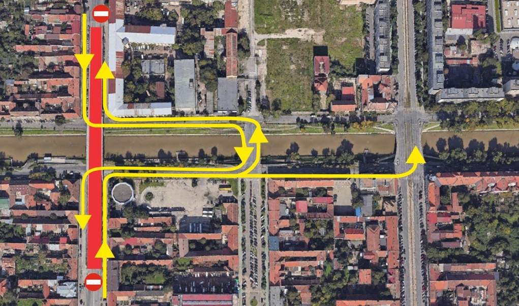 Încep lucrările de reabilitare a Podului Iuliu Maniu